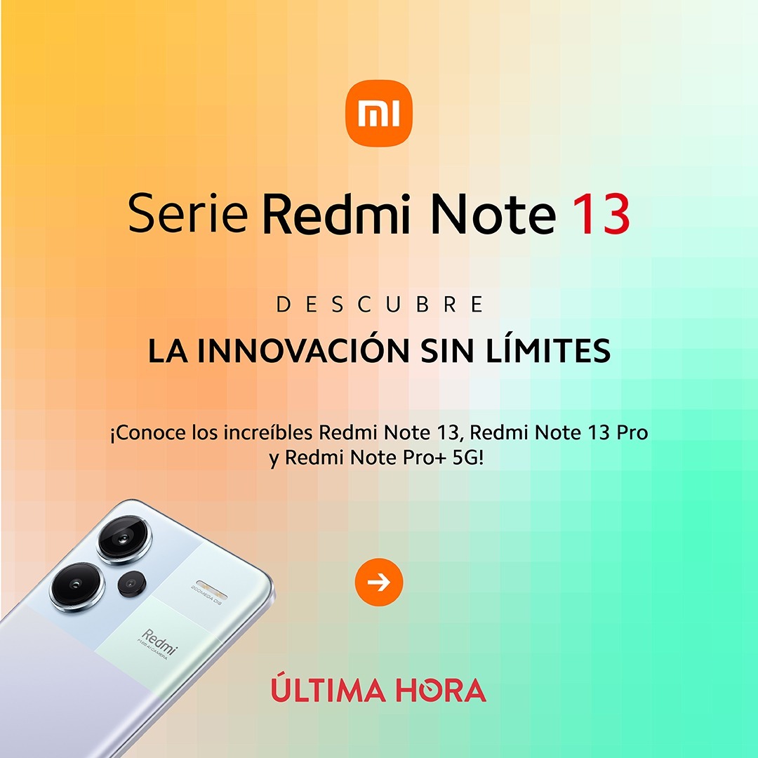 Xiaomi Redmi Note 13 Pro + 5G: el nuevo gigante de la marca china con sistema triple de cámara y un rendimiento excepcional