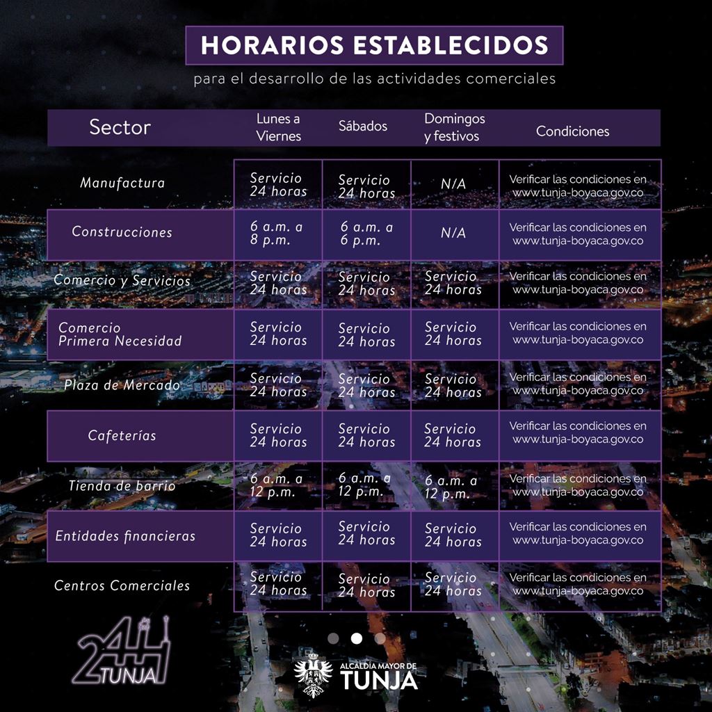Decreto 24 horas Tunja