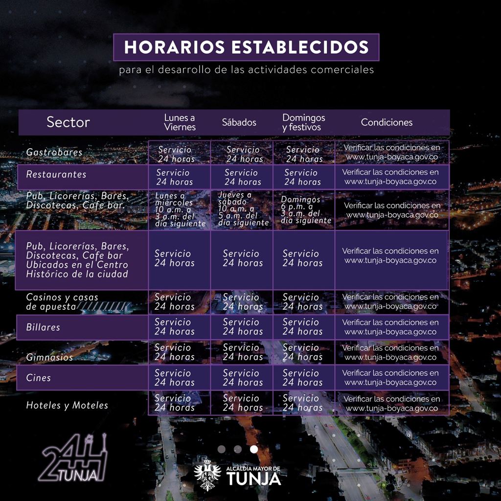 Decreto 24 horas Tunja