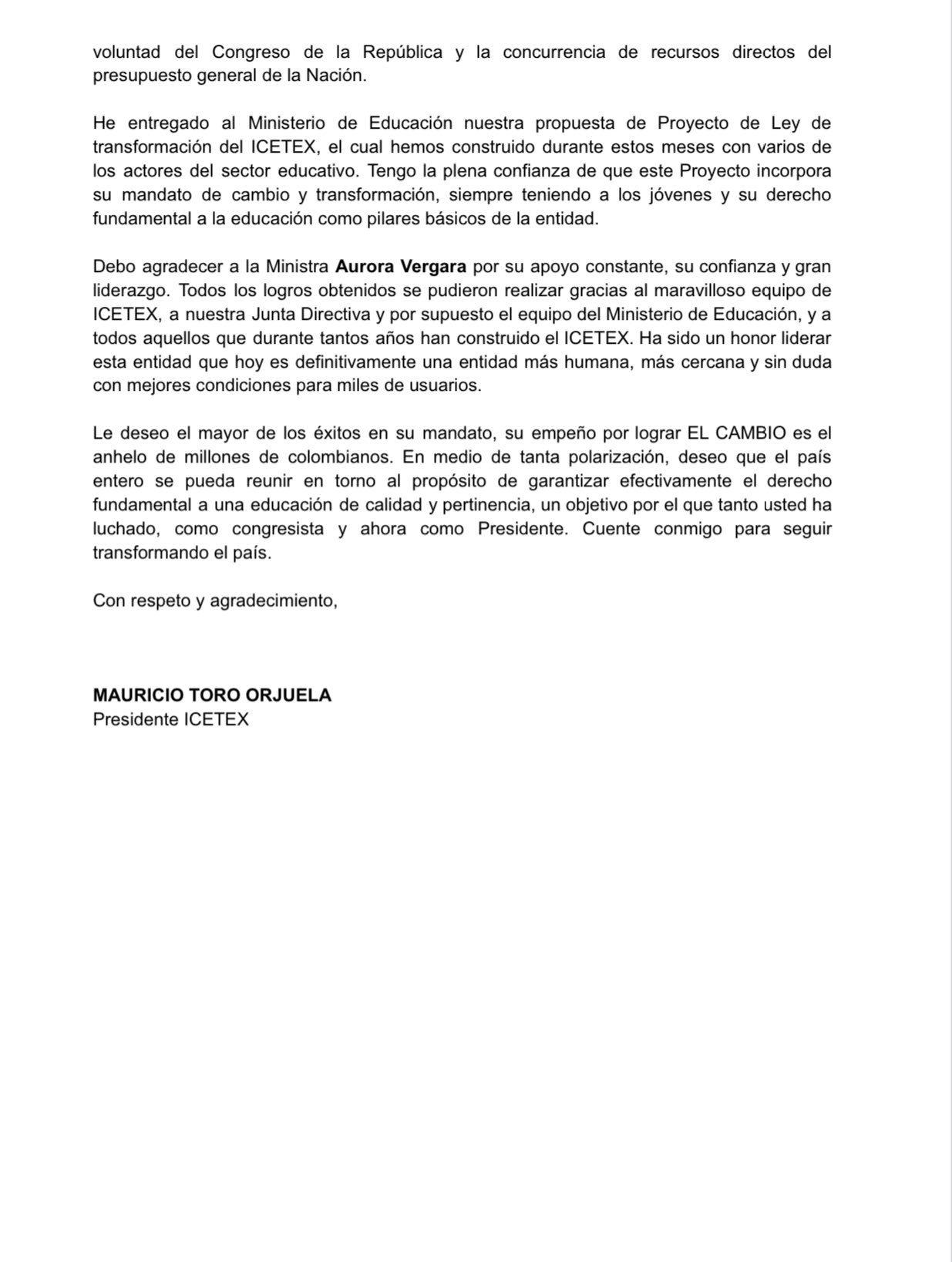 Mauricio Toro renunció a la dirección del Icetex: ¿cuál es la razón detrás de esta decisión?