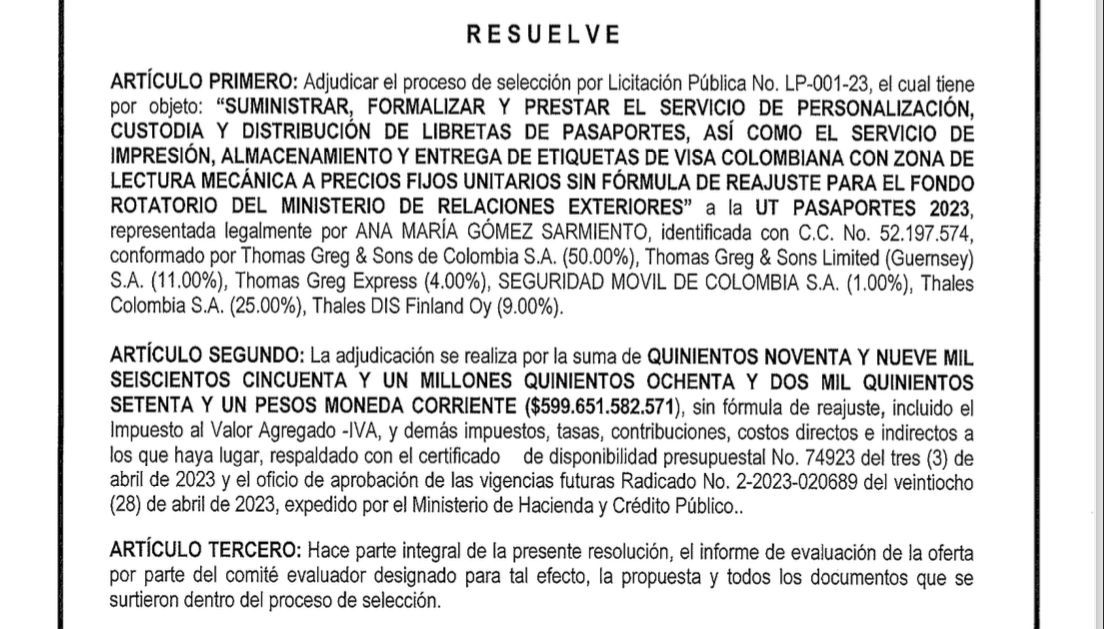 Petro señaló que el "secretario general de la Cancillería nos traicionó" por contrato de pasaportes