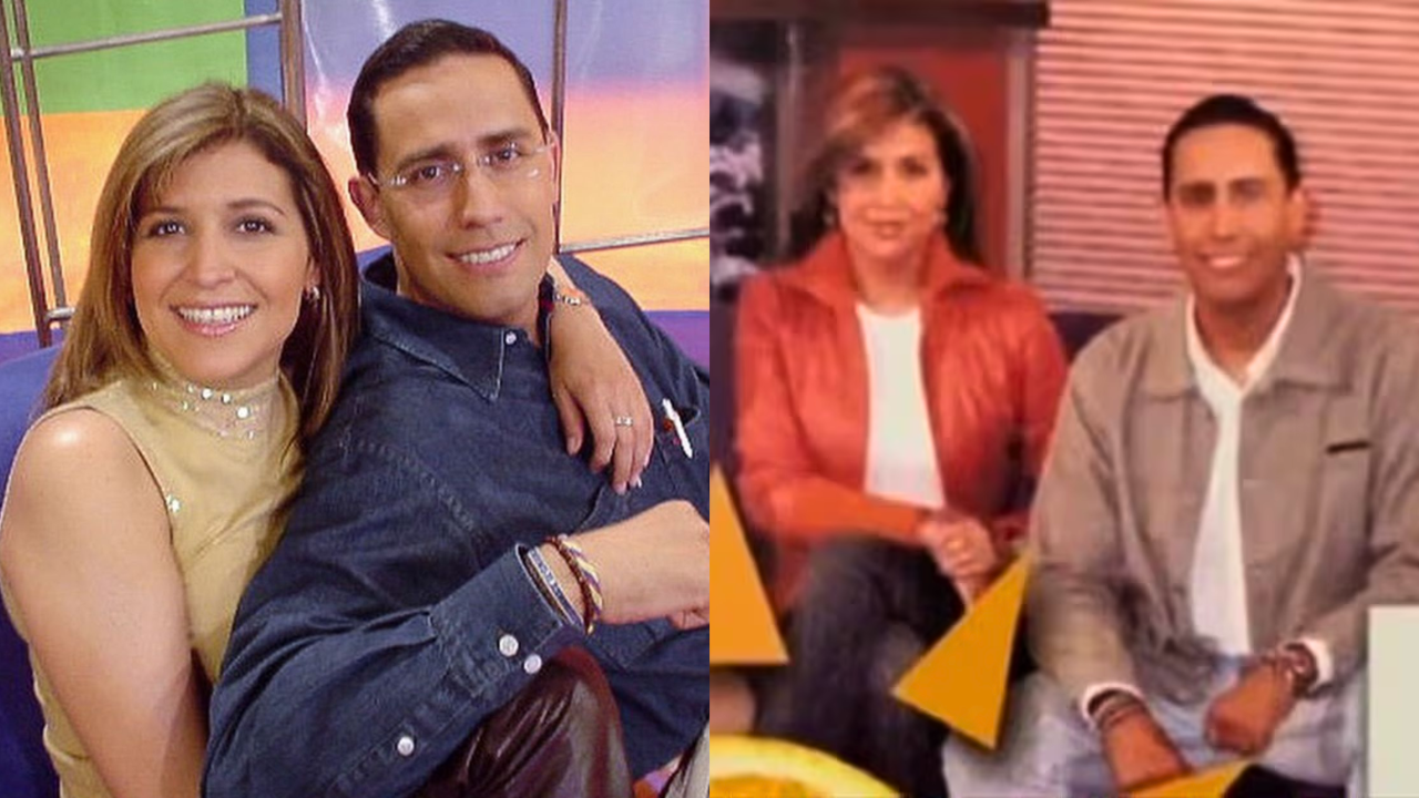 Así lucen Camilo Montoya y Marcela Sarmiento, los primeros presentadores de Día a Día