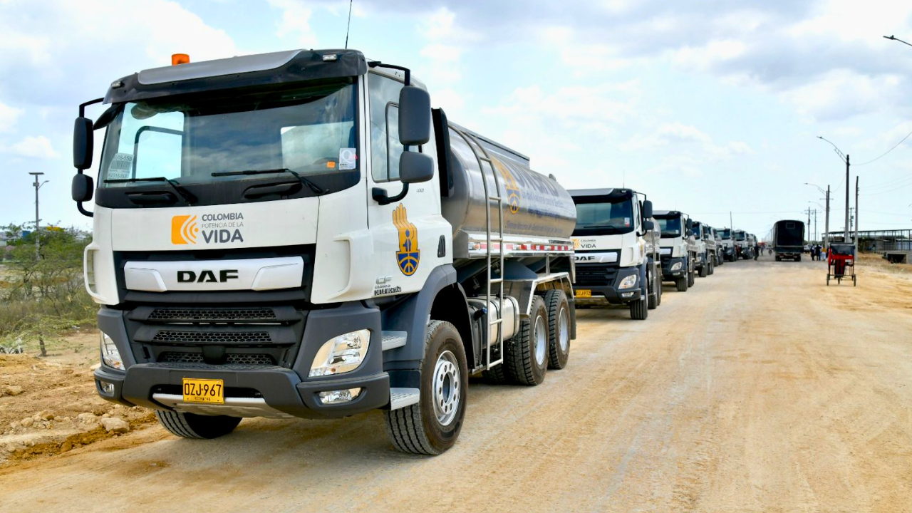 En La Guajira denuncian que se están quedando sin agua por llenar carrotanques de la Ungrd