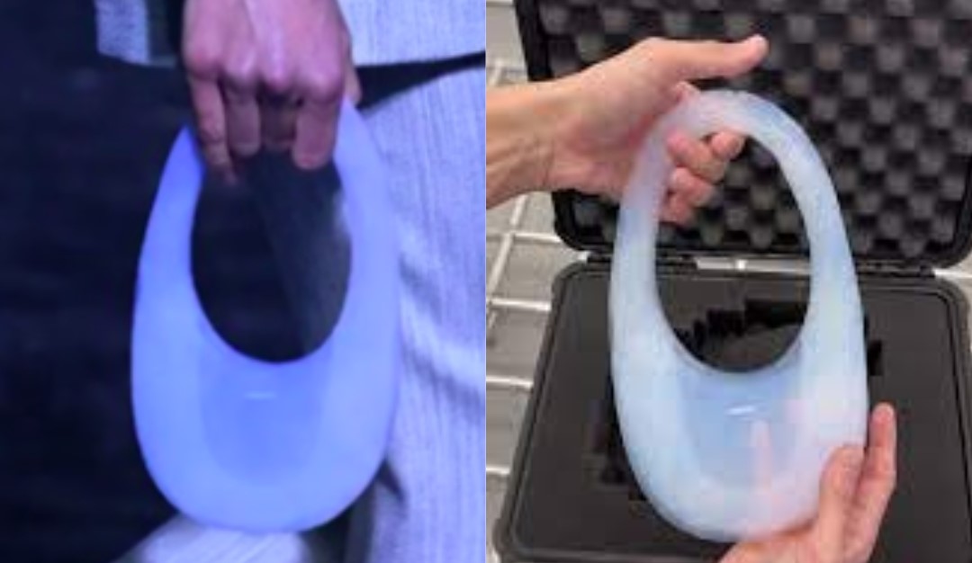 Algo revolucionario: presentaron un bolso "hecho 99% y un 1% de vidrio"