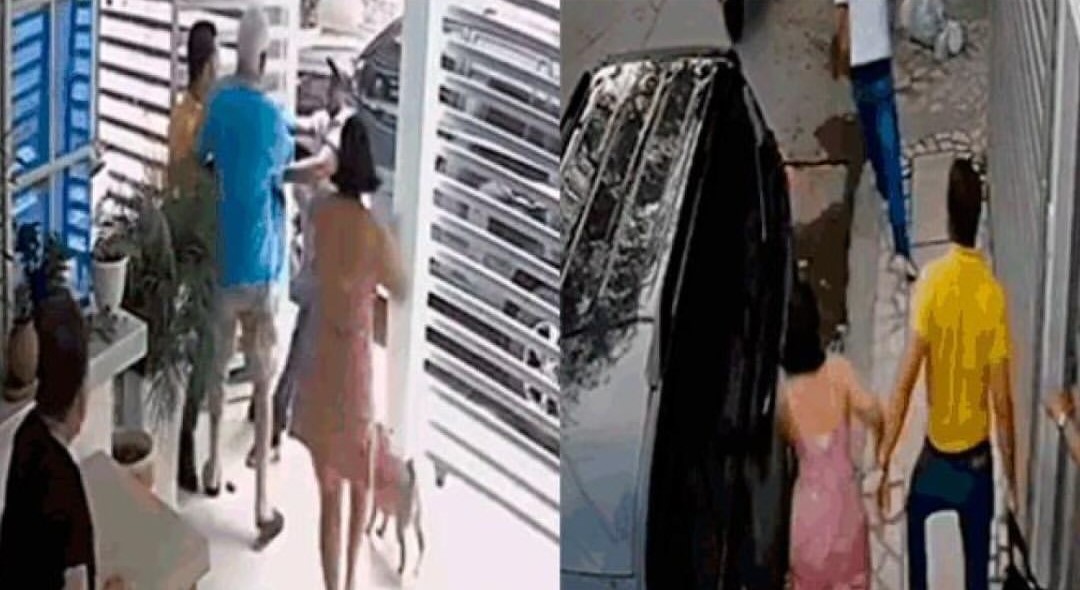 En video | Madre evito que atracaran a su hijo con una patada voladora en Santa Marta
