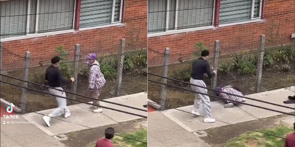 En video | En Bogotá, el joven no se dejó robar y se enfrentó a mano limpia con señalado ladrón: así sucedió