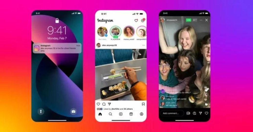 Instagram permitirá hacer transmisiones en vivo privadas para mejores amigos