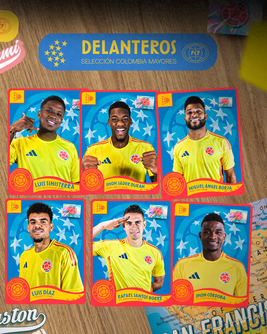 Todos por el mismo sueño: confirman los 26 convocados de la Selección Colombia para la Copa América