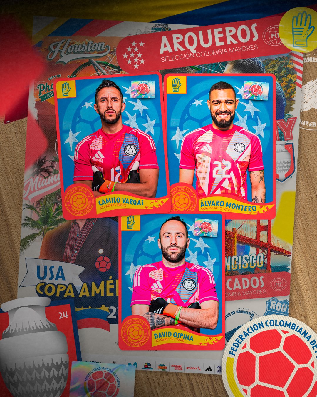 Todos por el mismo sueño: confirman los 26 convocados de la Selección Colombia para la Copa América