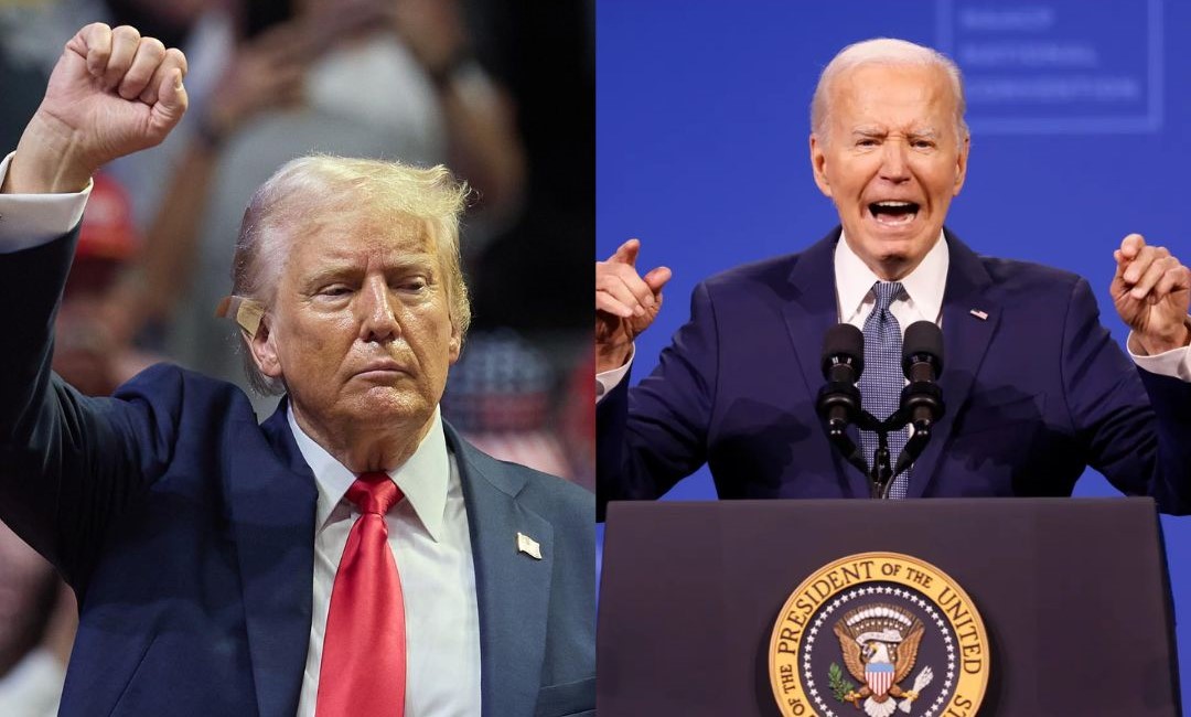Así reaccionó Donald Trump luego de que Joe Biden se bajara de la carrera presidencial