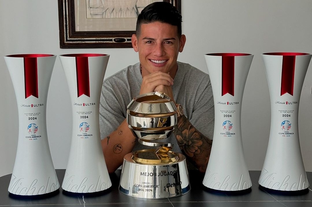 James Rodríguez agradeció el apoyo en la Copa América y destacó el trabajo de sus compañeros