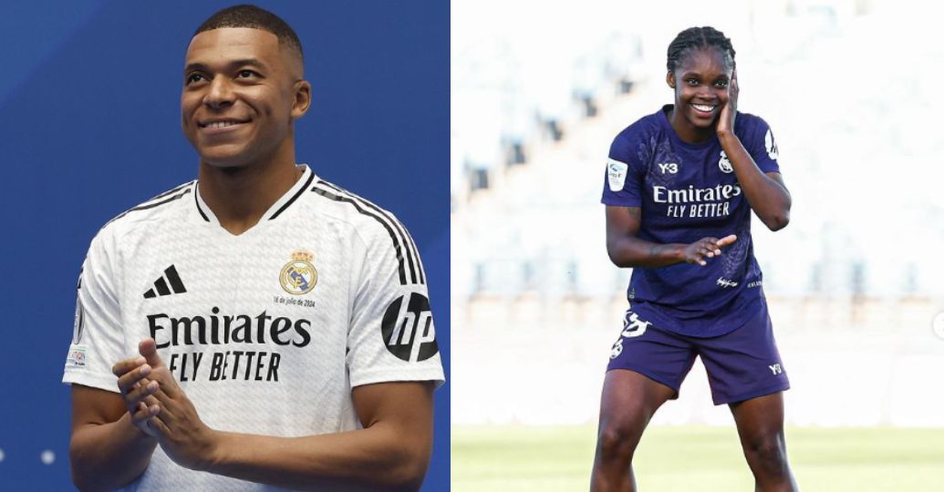 Linda Caicedo apareció junto a Mbappé presentando el tercer uniforme del Real Madrid