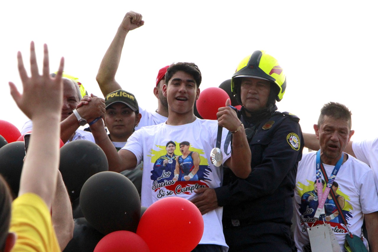¡Merecida bienvenida! Ángel Barajas fue recibido por una caravana en Cúcuta: “los sueños se cumplen”