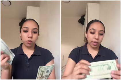 ¿No es suficiente? TikToker latina reveló cuánto gana en una semana trabajando como mesera en EE.UU.