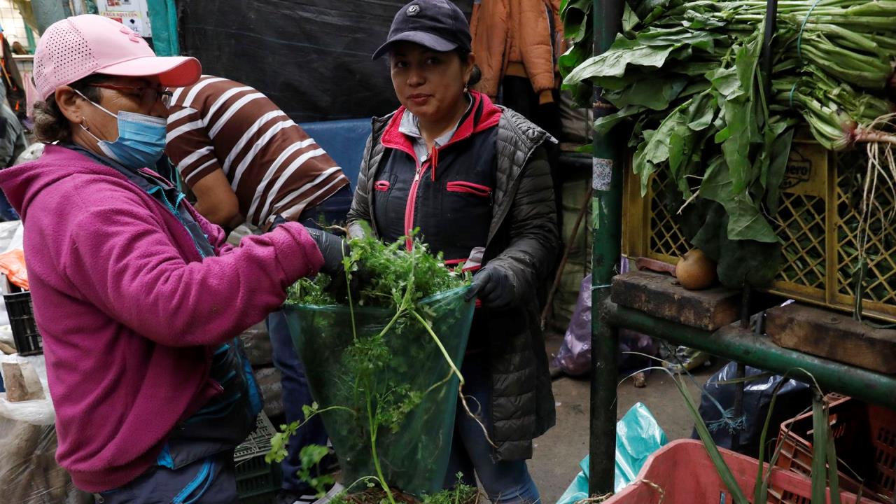 ¡Un respiro al bolsillo! Mujer se ahorró un dineral mercando en Corabastos: esto compró con 60 mil 