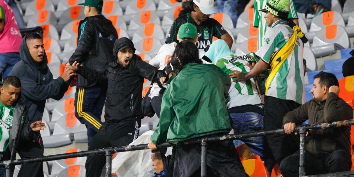 Dimayor anunció ejemplares sanciones a Nacional y Junior tras enfrentamientos entre hinchas