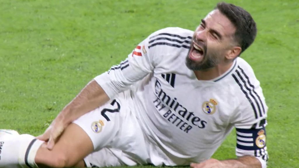 Así fue la fuerte lesión de rodilla que sufrió Dani Carvajal en partido contra el Villarreal