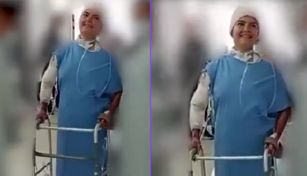 ¡Admirable! Así fue como Laura Villamil volvió a caminar de nuevo tras dos meses del accidente