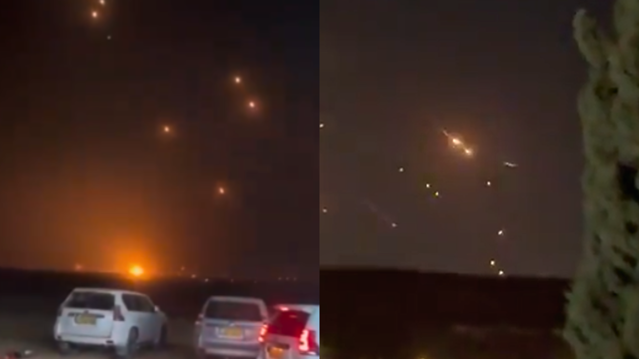 En video| Escala conflicto en Medio Oriente: Irán lanzó ataque con misiles contra Israel