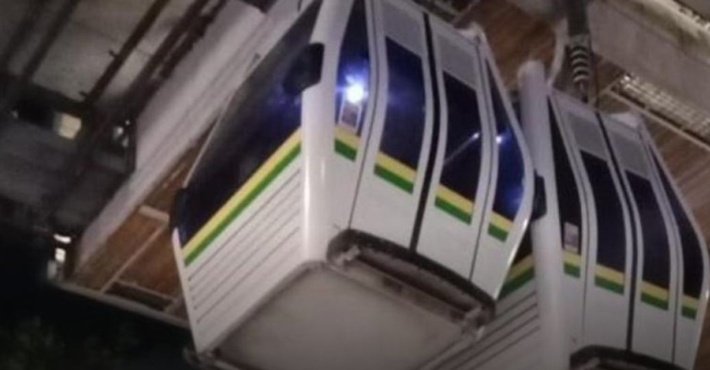 En video: se estrellaron dos cabinas del Metrocable en Medellín