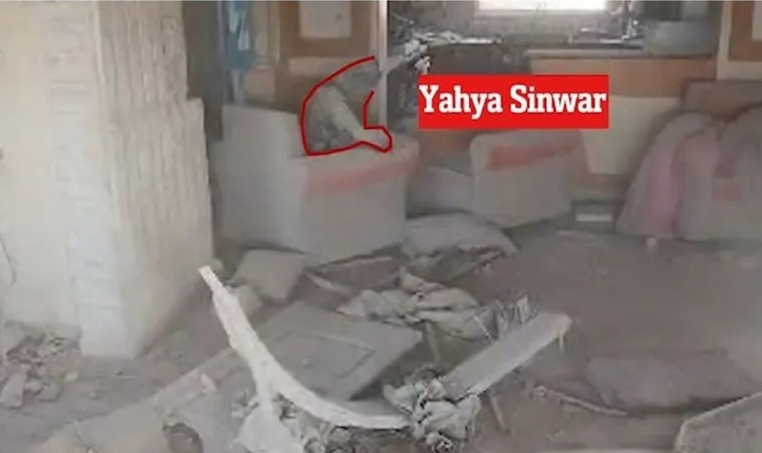 Drone israelí captó imágenes de Yahya Sinwar, máximo líder de Hamás, minutos antes de ser abatido en Gaza