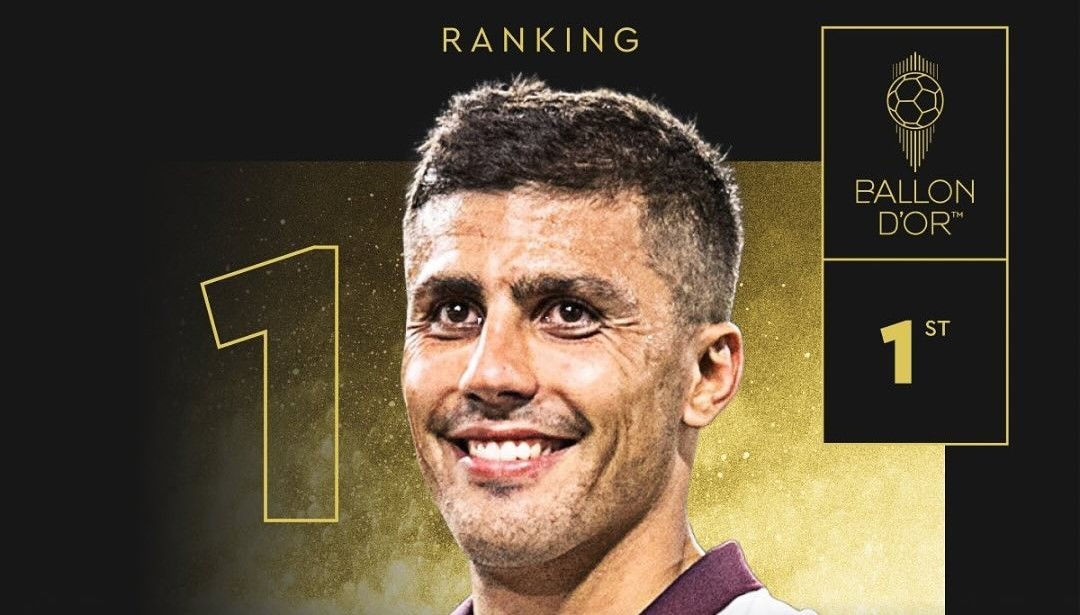 El Balón de Oro 2024 se lo llevó Rodri Hernández y Lamine Yamal se ganó el trofeo al mejor jugador joven del mundo