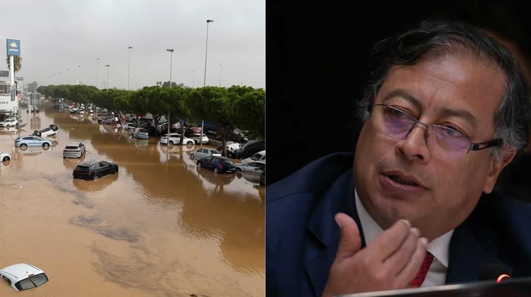 Petro culpó al capitalismo de la tragedia por las inundaciones en Valencia, España