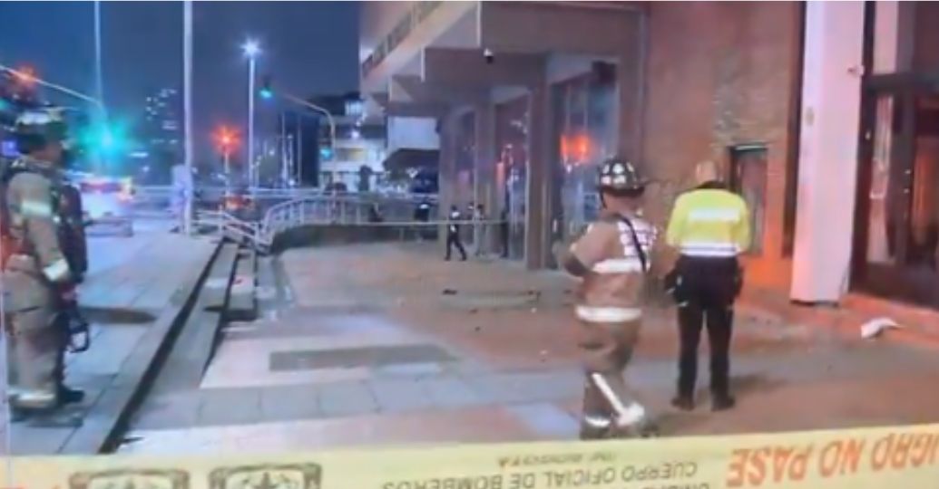 Se registró explosión cerca a las oficinas del Inpec, cerca al Concejo de Bogotá