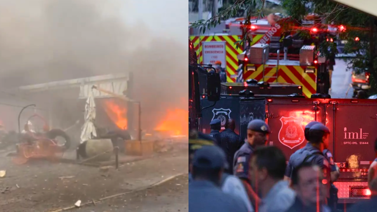 En video| Tragedia en Brasil: pequeña aeronave comercial cayó en zona residencial. Van 9 muertos