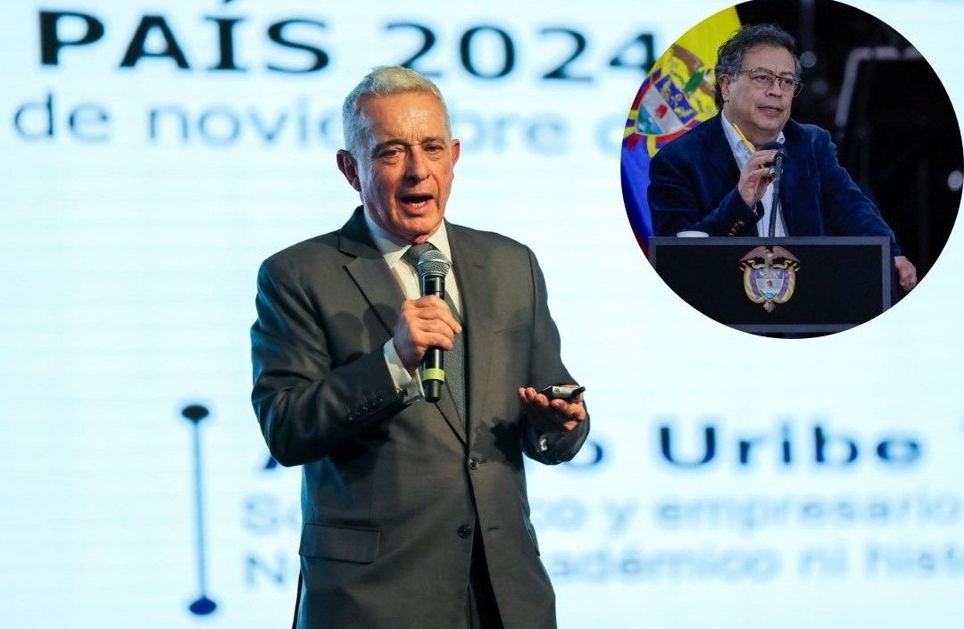 Álvaro Uribe comparó al expresidente Santos con el presidente Petro: resultó defendiendo a este último