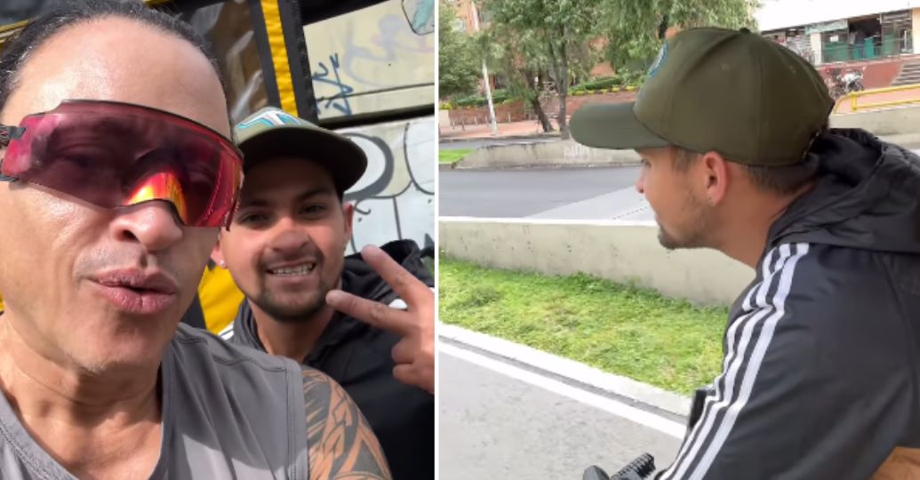 Reconocido cantante Elvis Crespo compartió curiosa anécdota montando en bicitaxi, en Bogotá