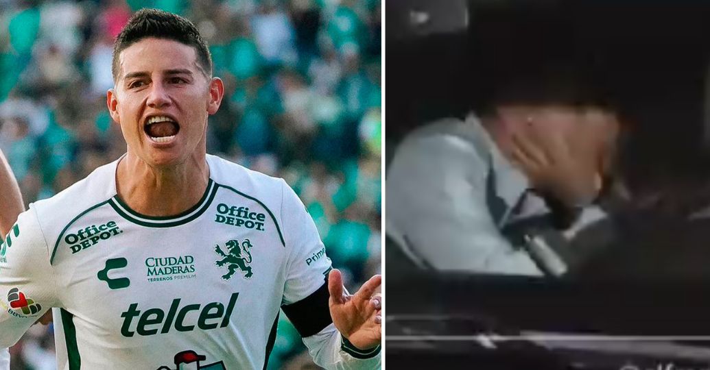 ¿Confirmó su relación? El beso de James con su presunta novia en video