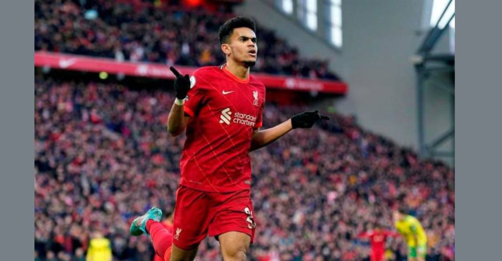 Luis Díaz hace parte de un histórico Top 10 del Liverpool