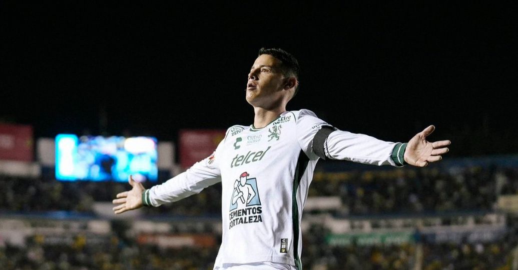 James Rodríguez: gol y figura en el empate de León contra América