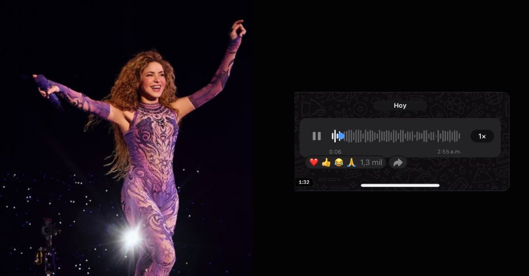 ¡Emotivo! Shakira se despidió de Colombia en un audio de WhatsApp