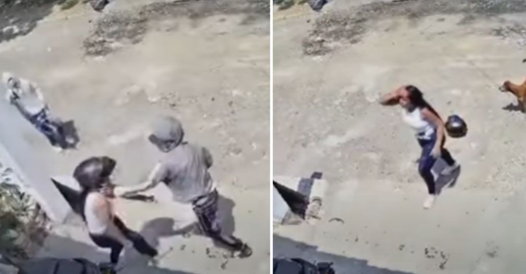 Mujer se enfrentó a puños a dos ladrones armados y los sacó corriendo