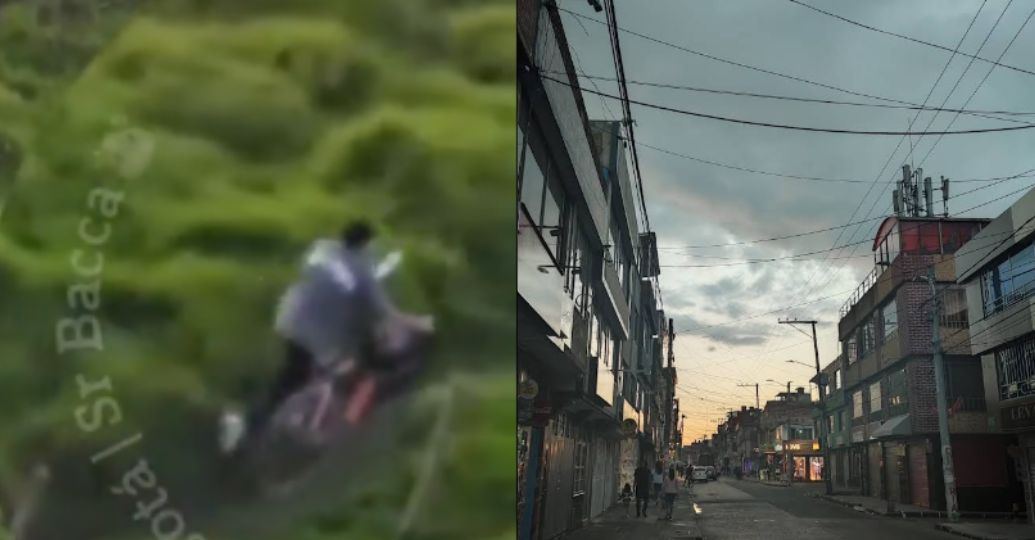 Videos muestran atraco con machetes en reconocida localidad de Bogotá