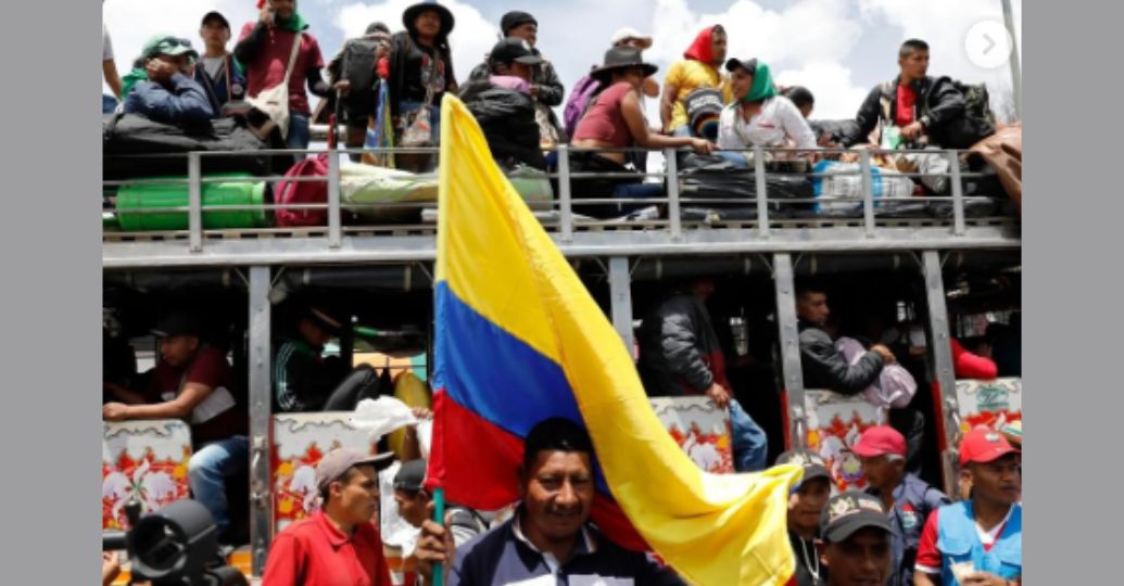 Bogotá se alista para recibir 20 mil miembros de la minga indígena: estarán en marchas del 1 de mayo