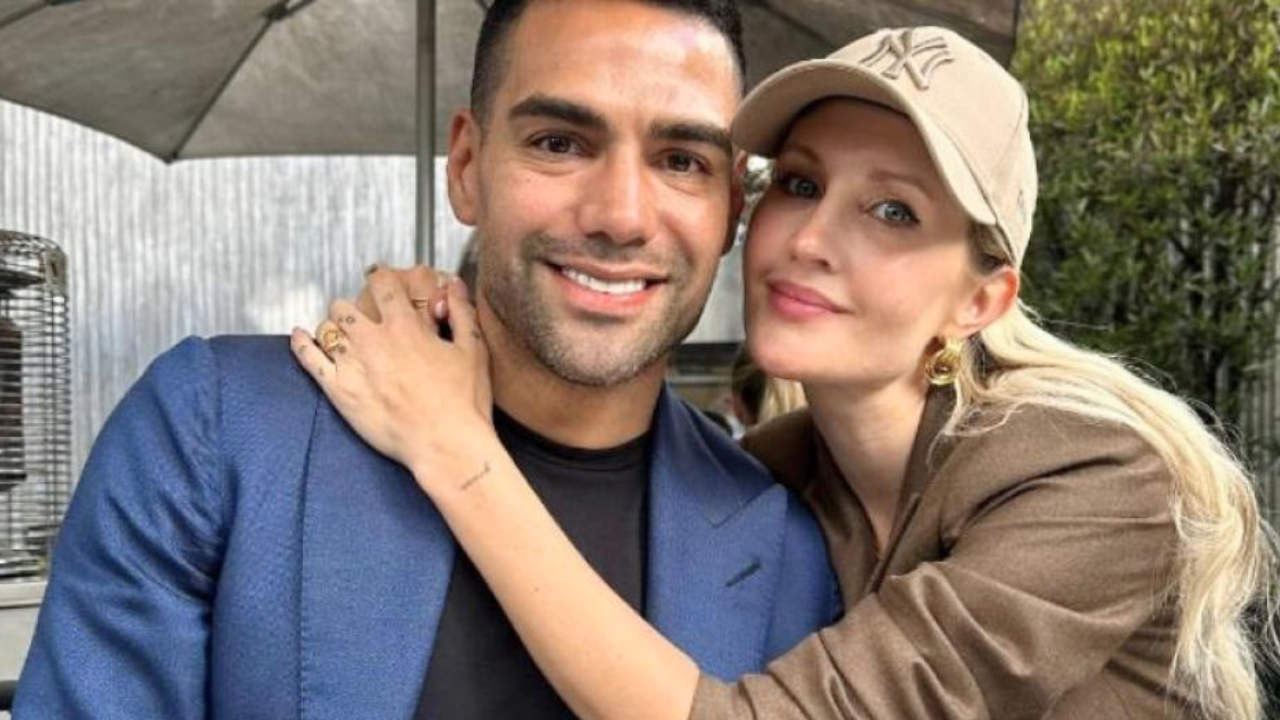 ¿Se acabó el idilio? Lorelei Tarón, esposa de Falcao, vivió el caos de Bogotá y así fue su reacción