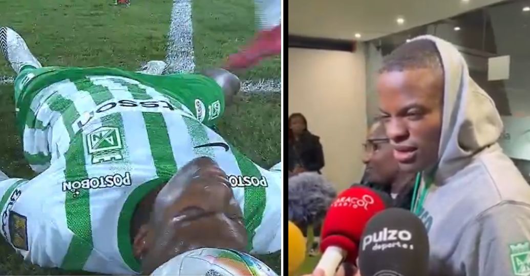 Andrés Felipe Román encendió las alarmas en El Campín tras desvanecerse en pleno partido