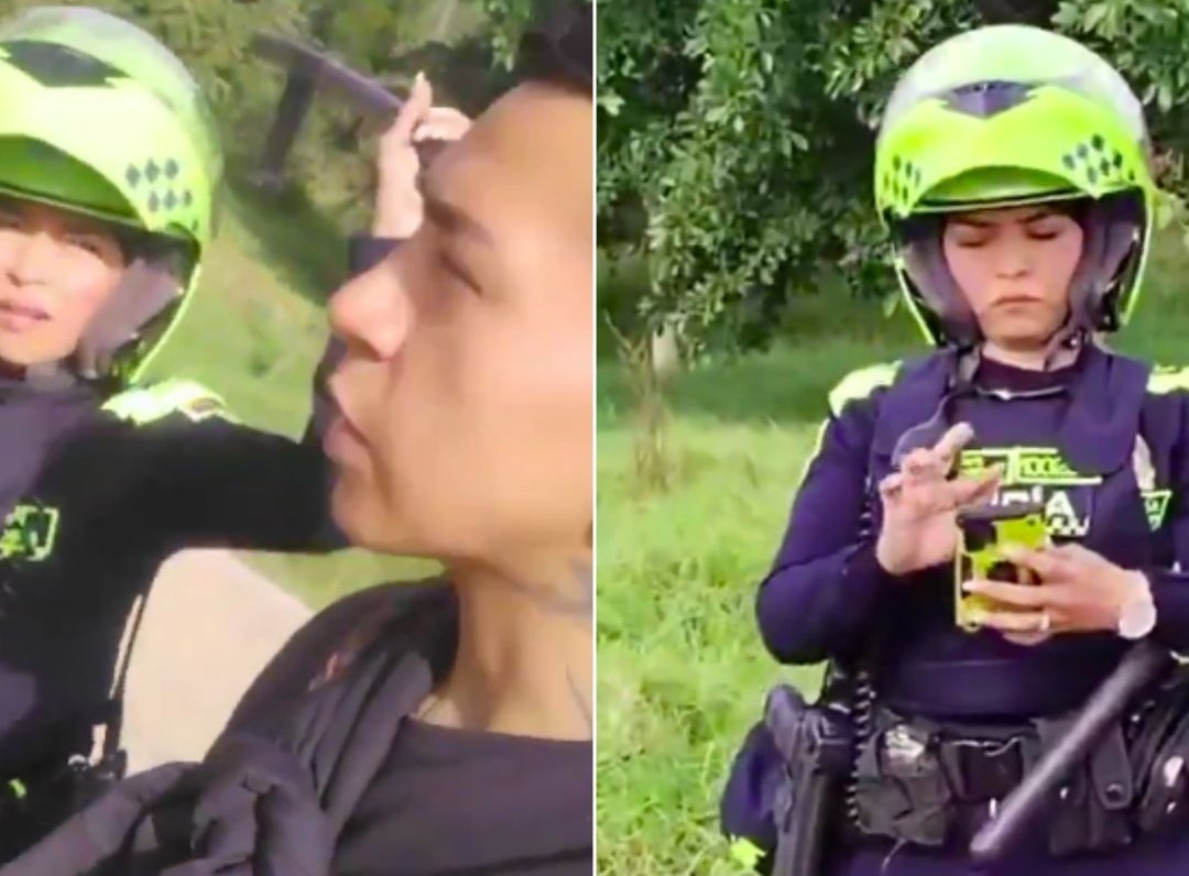 Destituyen e inhabilitan por 10 años a patrullera de la Policía que agarró a bolillo a joven