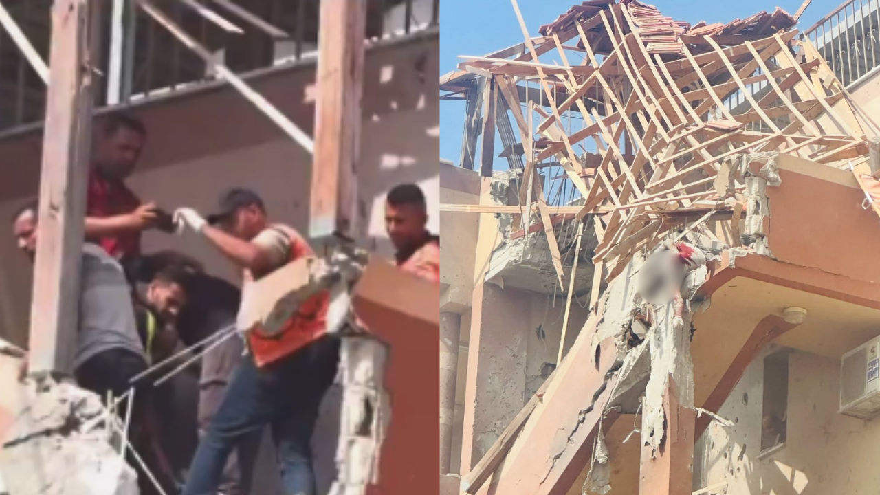 Impactante video| Israel disparó contra Hospital Nasser en Gaza: al menos 20 muertos, 5 periodistas