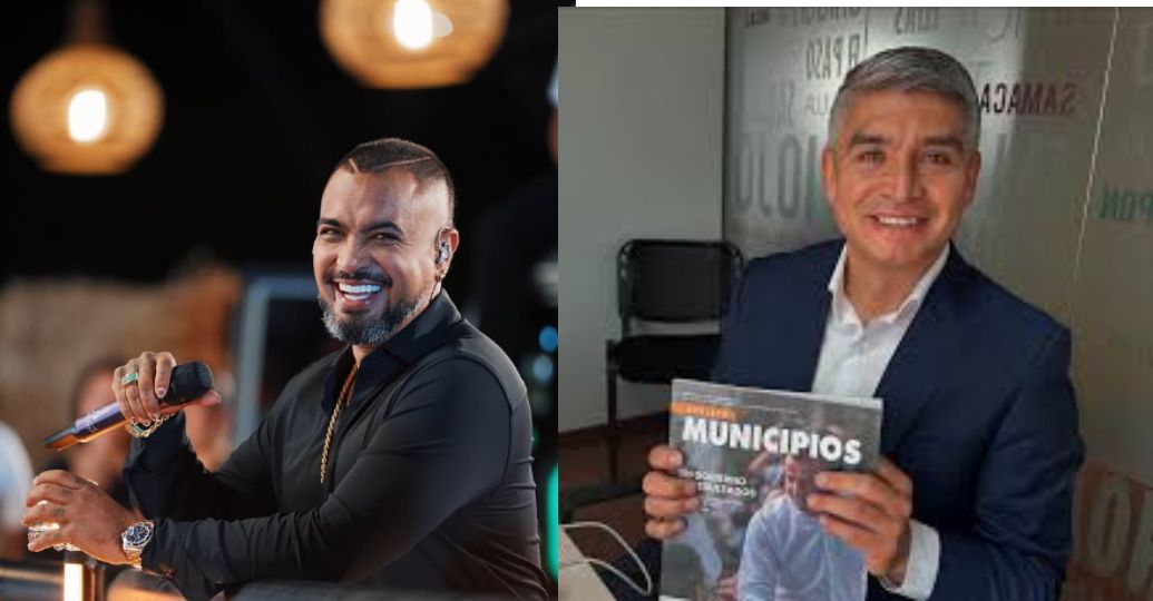 Jhon Alex Castaño y el alcalde de Samacá protagonizan pelea en plena tarima