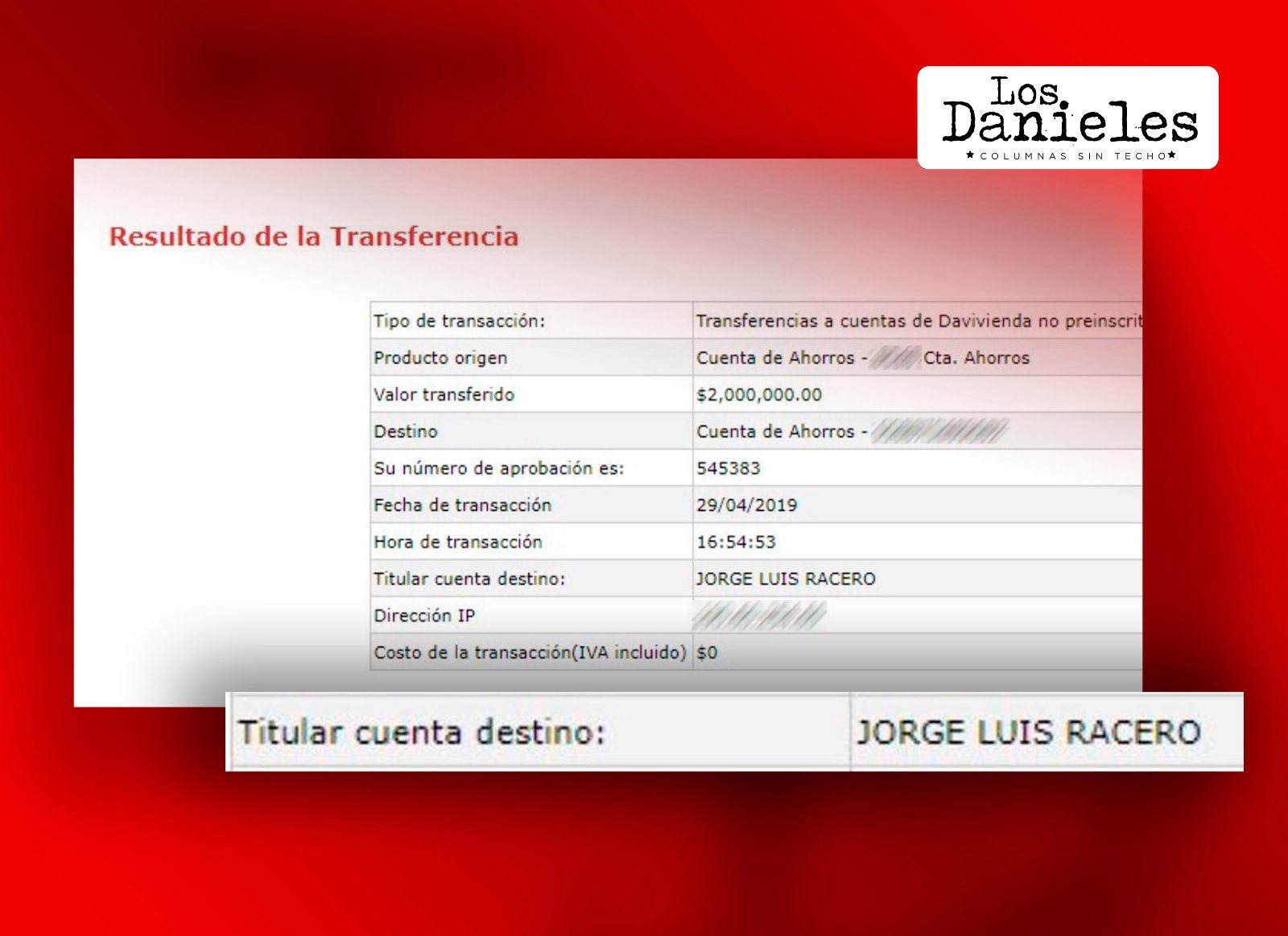 Revelan que asesores de David Racero le pagaban el mercado de su casa y le consignaban plata