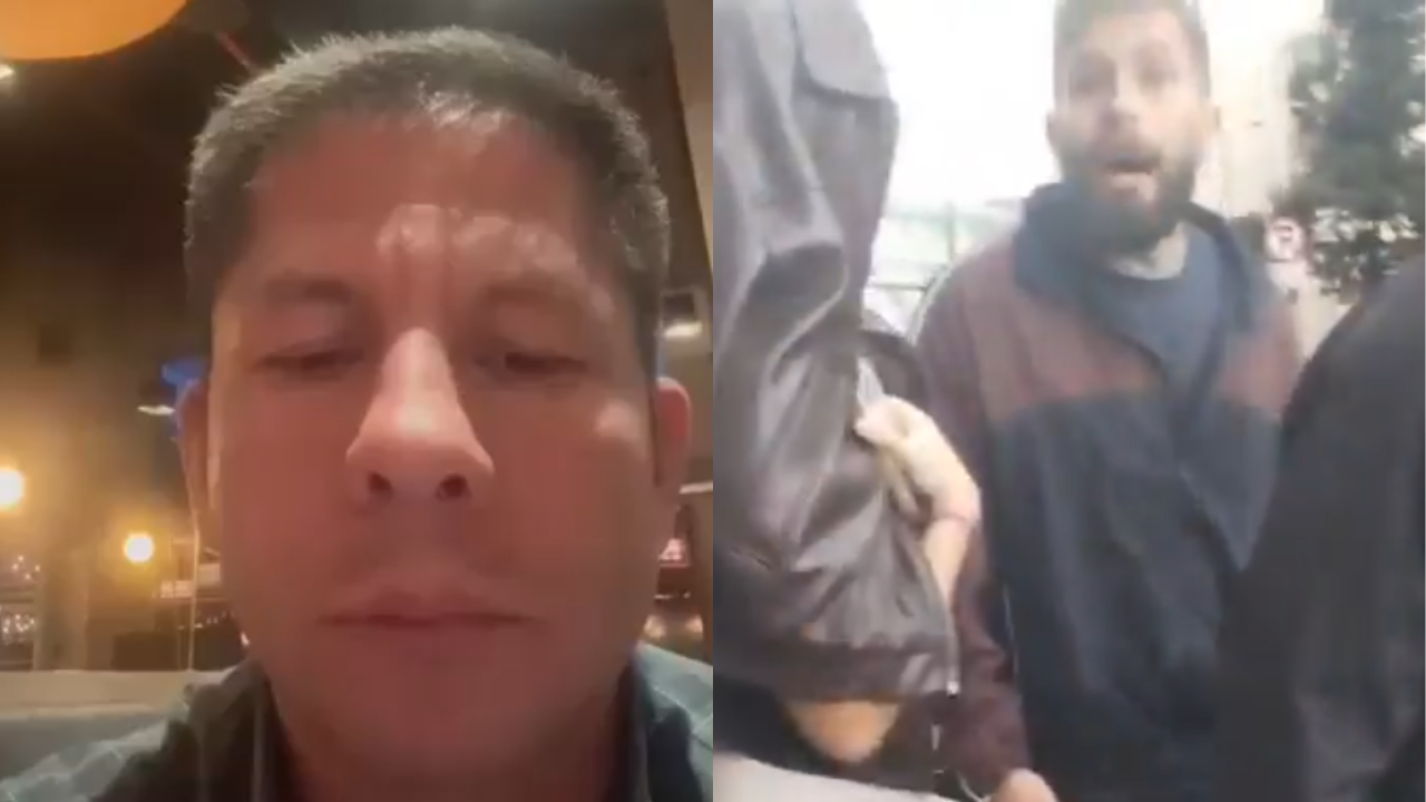En video | Jhon F. Pinchao le dio un cabezazo a influencer petrista en un restaurante de Bogotá