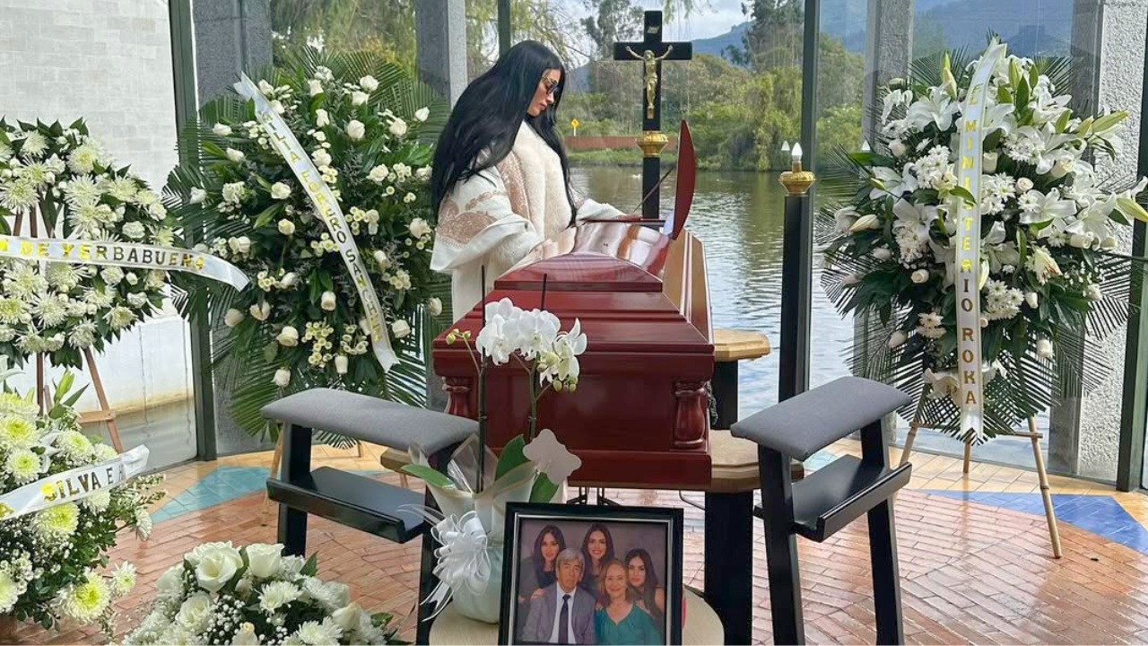 Jessica Cediel reaparece tras la muerte de su padre y responde a la polémica por fotos del velorio