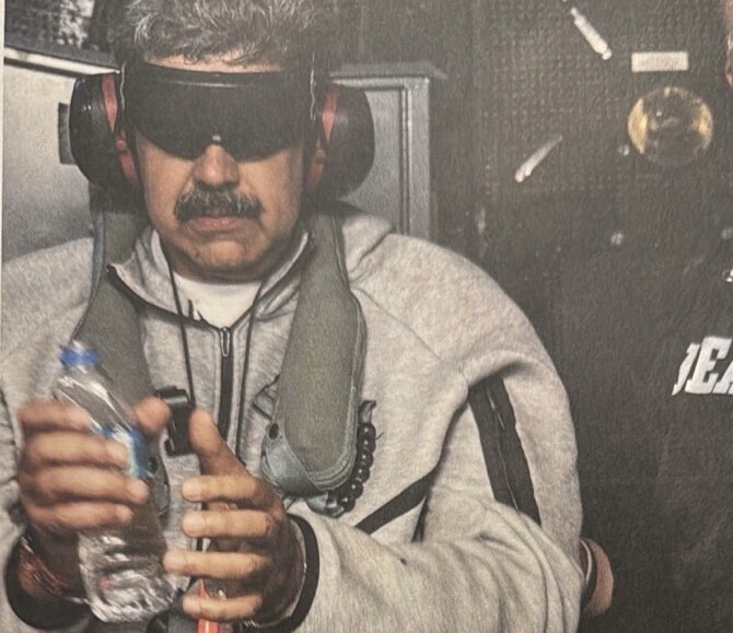 Nicolás Maduro llegó a tribunal en Nueva York para su primera audiencia tras su captura