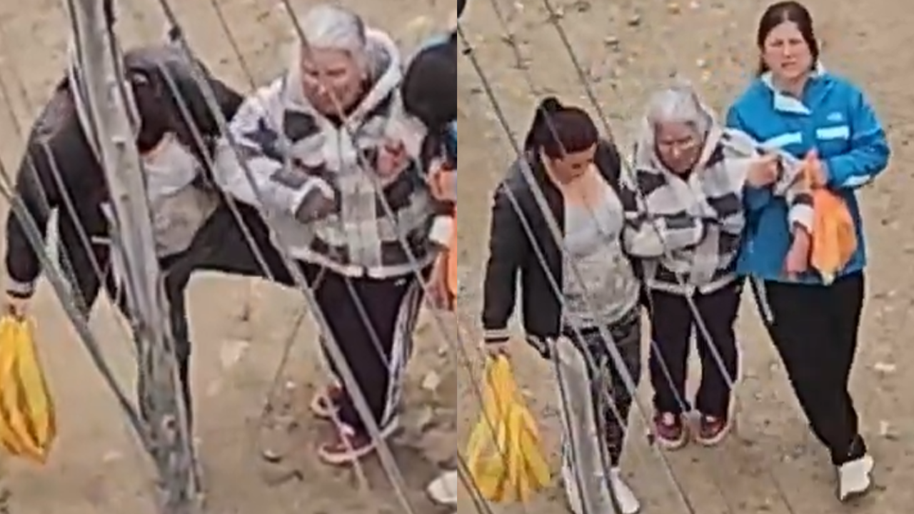 ¡Indignante! Captan en video el abuso que sufrió una abuelita por parte de sus cuidadoras en Bogotá