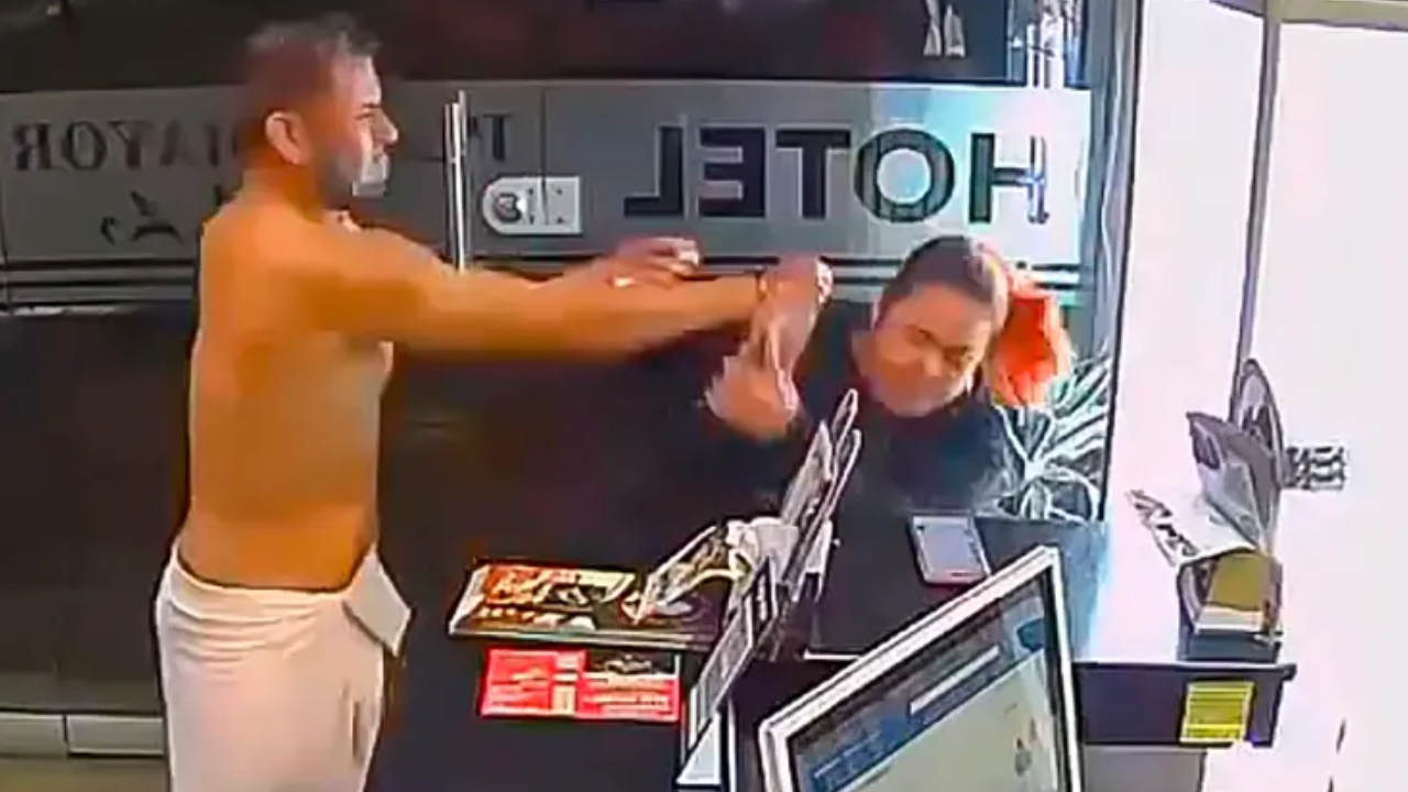 Revelan identidad del hombre que golpeó a recepcionista de hotel en Medellín: tenía antecedentes