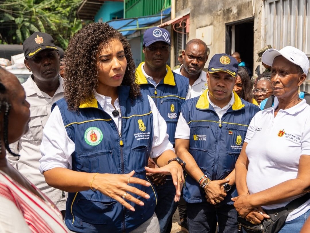 Gobernadora del Chocó pide crear banco de materiales para reconstruir viviendas afectadas por el terremoto